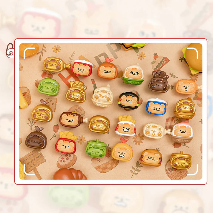 【F078】BearisBug Happy Meal Mini Beans Series PVC Figures
