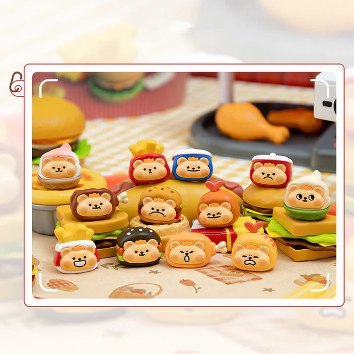 【F078】BearisBug Happy Meal Mini Beans Series PVC Figures