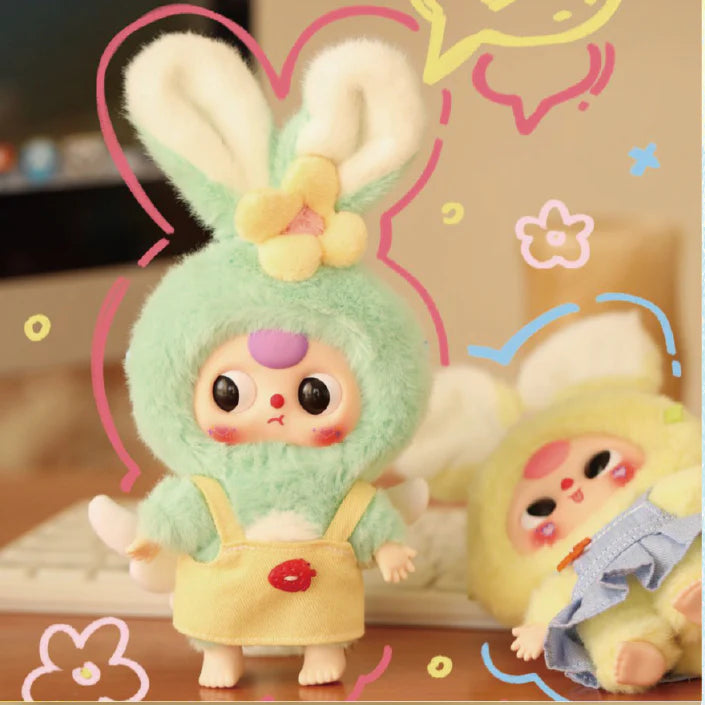 【T124】Baby Three Macaron Cute Bunny Series Plush Dolls