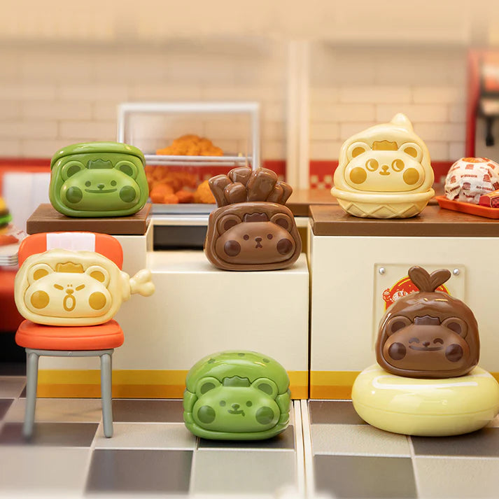 【F078】BearisBug Happy Meal Mini Beans Series PVC Figures
