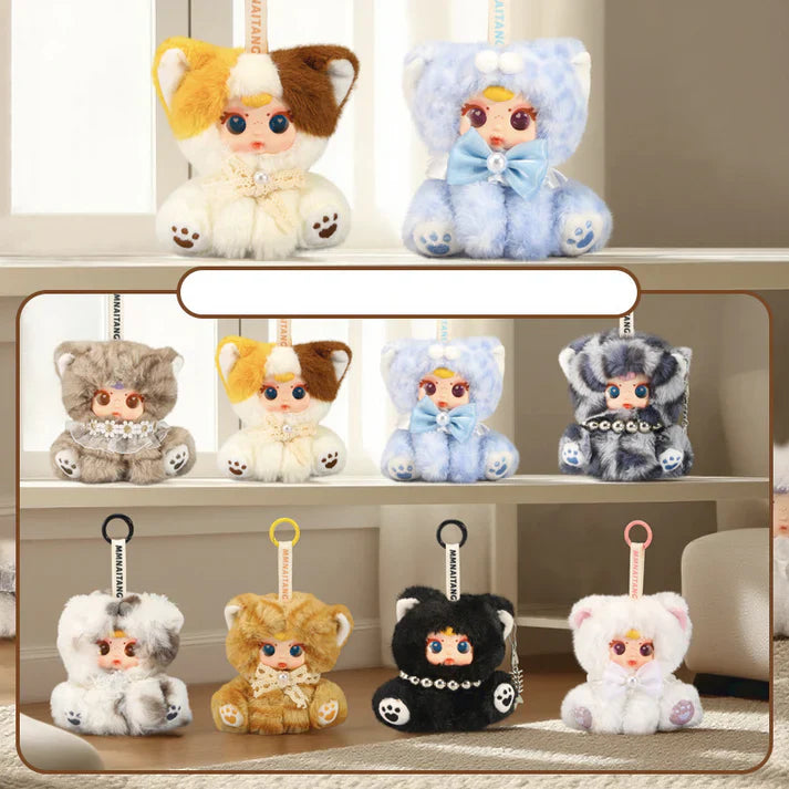 【T197】MM Milk Candy Naughty Cat Series Plush Pendant Dolls