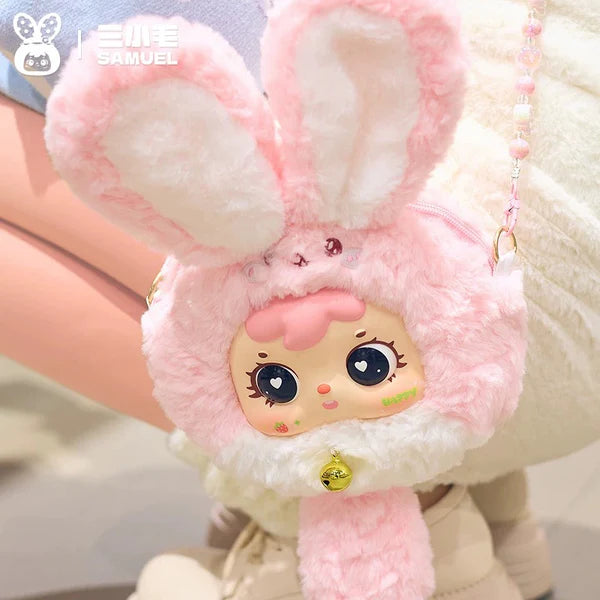 【T100】Samuel Dopamine Rabbit Chain Plush Bag Suprise Box