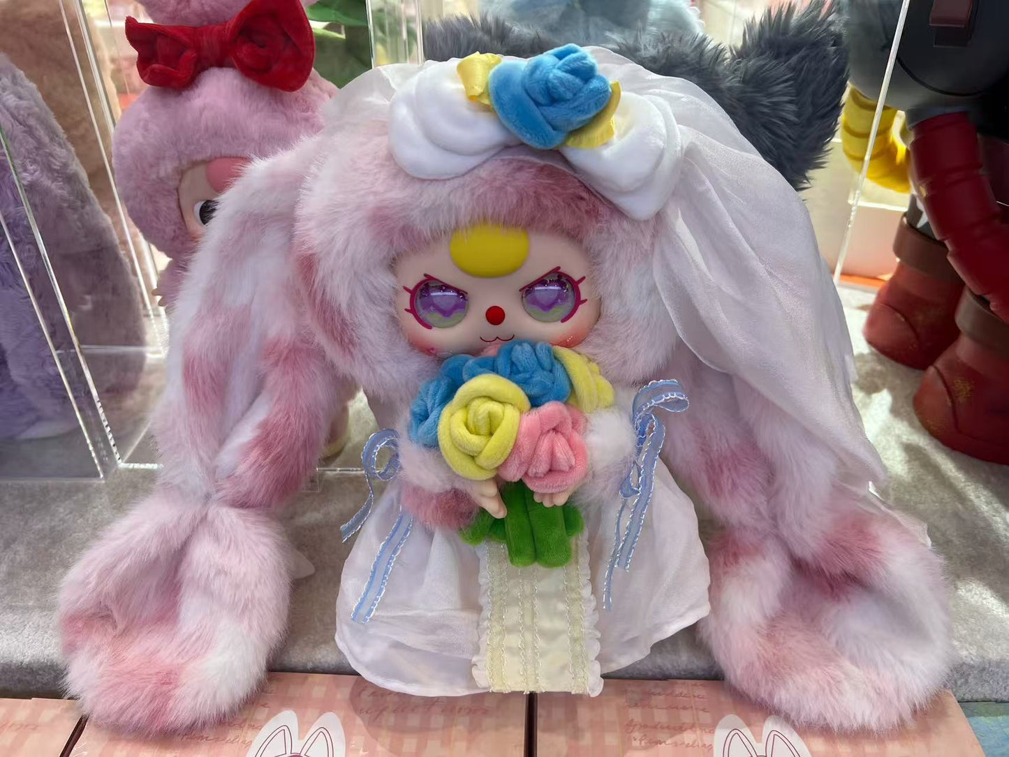 【T189】Baby Three 400%- Romantic Wedding Limited Edition 400% Plush