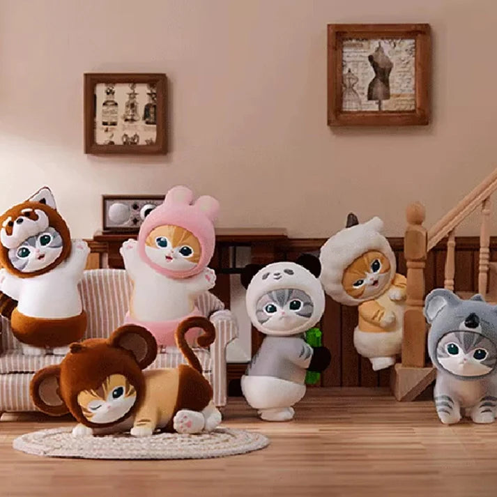 【F002】Mofusand Fluffy Party Series Blind Box Figures