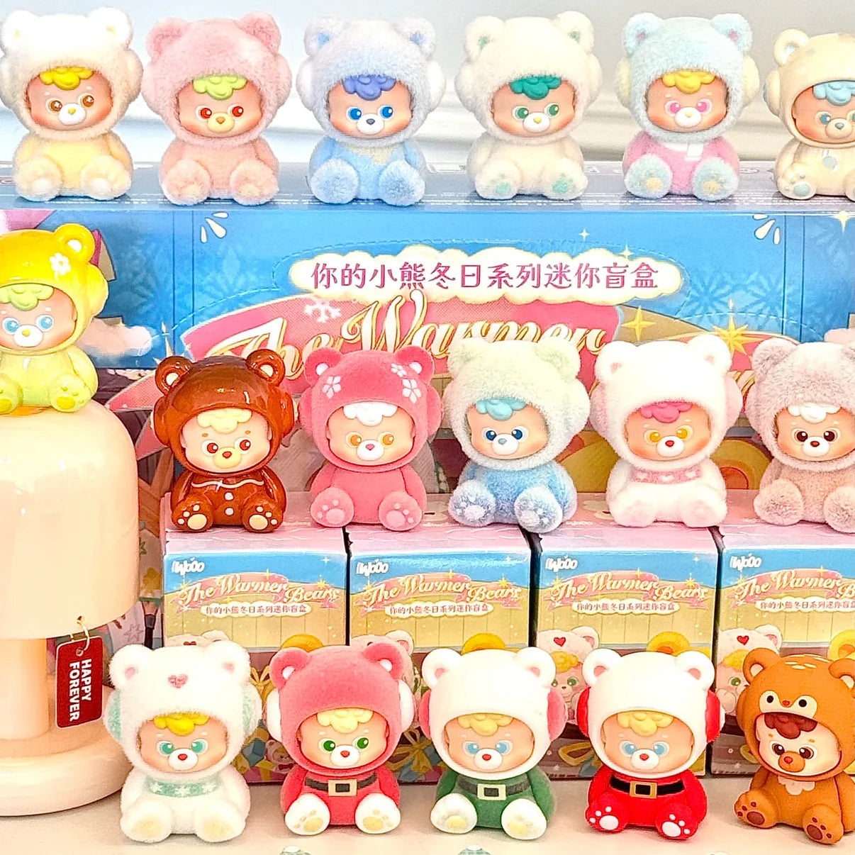 【F023】DiuDiu Baby The Warmer Bears Mini Series PVC Figures