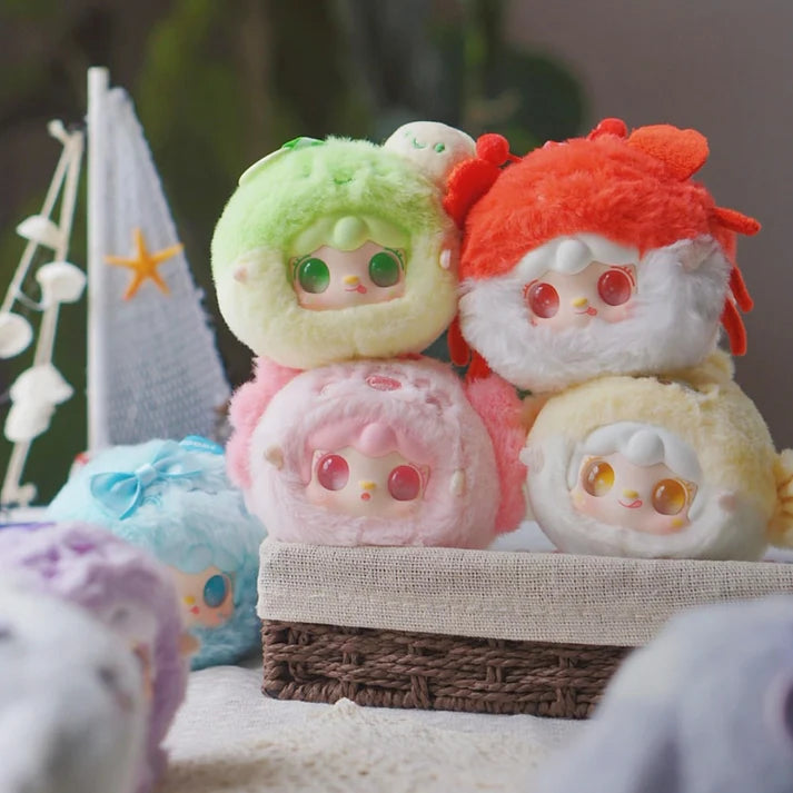 【T090】Yooki V6 Mini Ocean Baby Series Plush Dolls