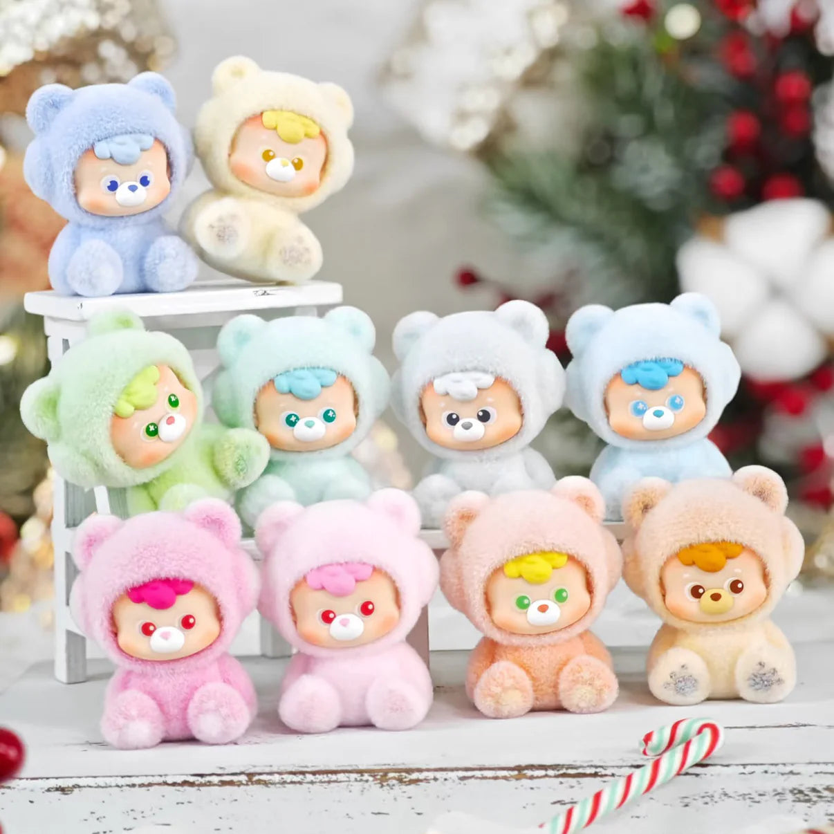 【F023】DiuDiu Baby The Warmer Bears Mini Series PVC Figures