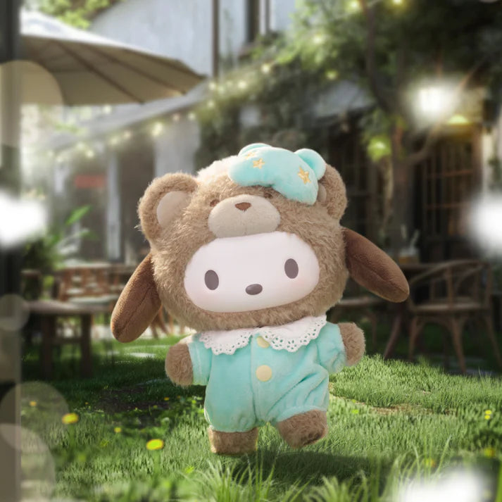 【T008】Sanrio Characters Latte Baby Vinyl Face Series Plush Dolls