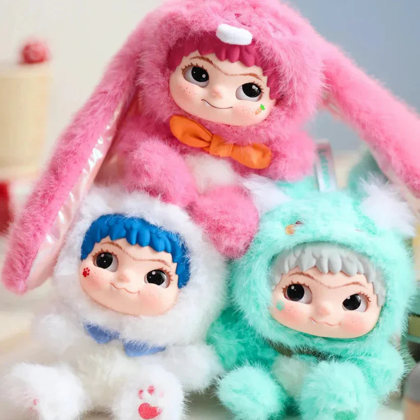 【T178】Wakuku-Fox&Bunny,Trick Or Treat Series Plush Blind Box