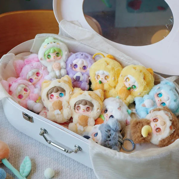 【T130】Yooki V10 Generation Mini Pendant Plush Blind Box-Hug Gourmet Restaurant