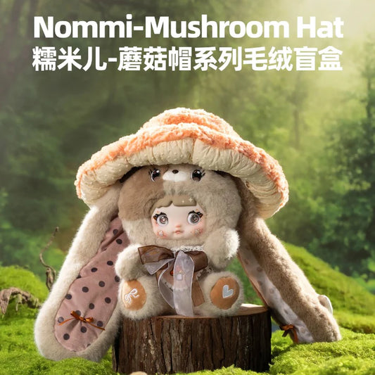 【T118】Nommi Mushroom Hat 400% Series Plush Dolls