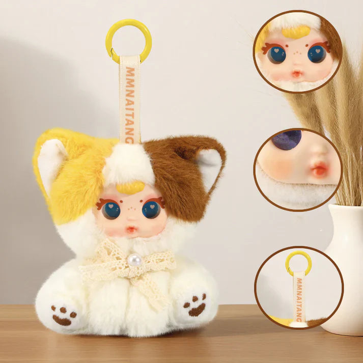 【T197】MM Milk Candy Naughty Cat Series Plush Pendant Dolls