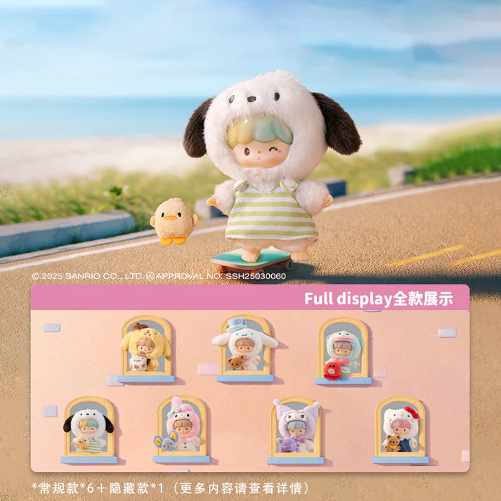 【T108】zZoton x SANRIO CHARACTERS-Love-League Buddies Series Plush Blind Box