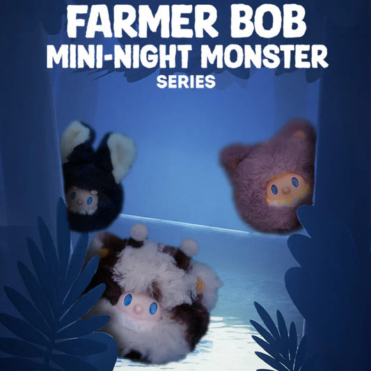【T194】FARMER BOB MINI Night Monster Series Plush Dolls