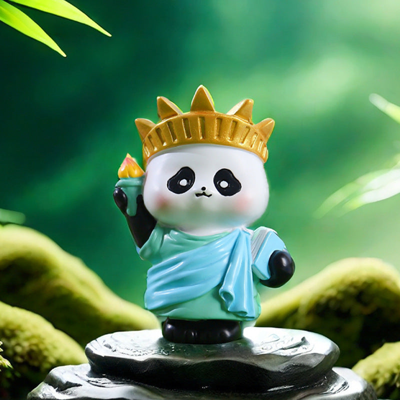 【F016】Panda Huahua’s Daily Life Blind Box Figures