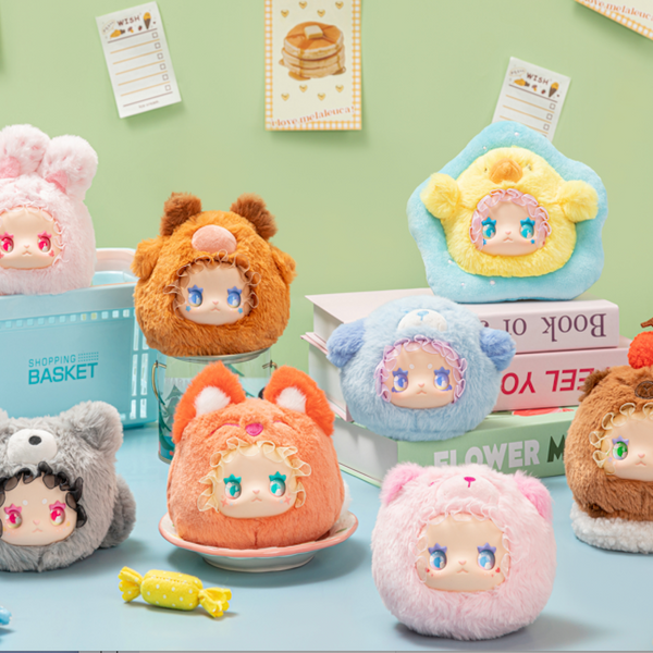 【T030】Lovely EMMA RUA RUA ZOO Vinyl Face Plush Keychain Blind Box – HiiToys