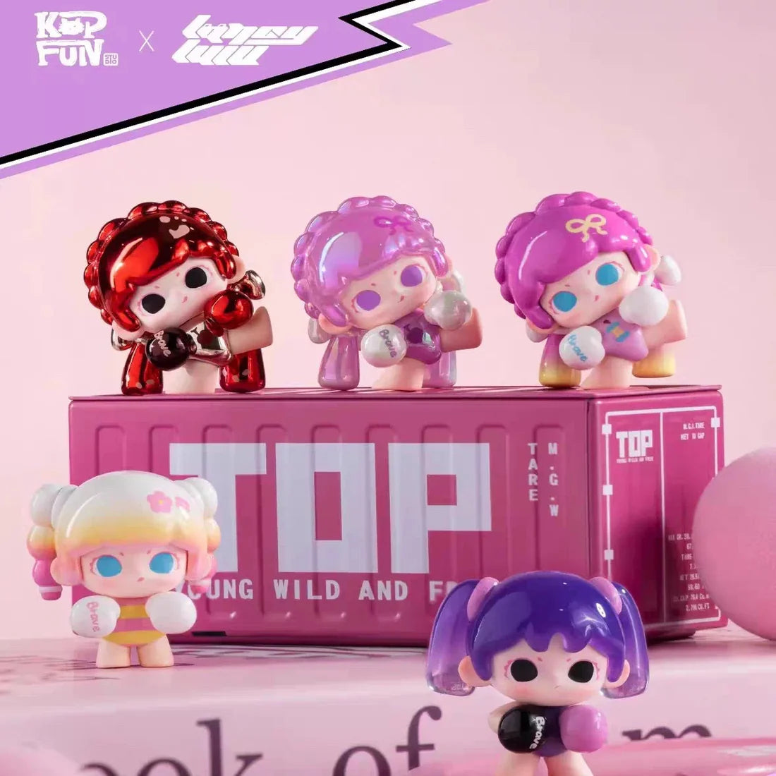 【F115】Lancy Lulu Freedom Power Minibean Series toy surprise box Dolls