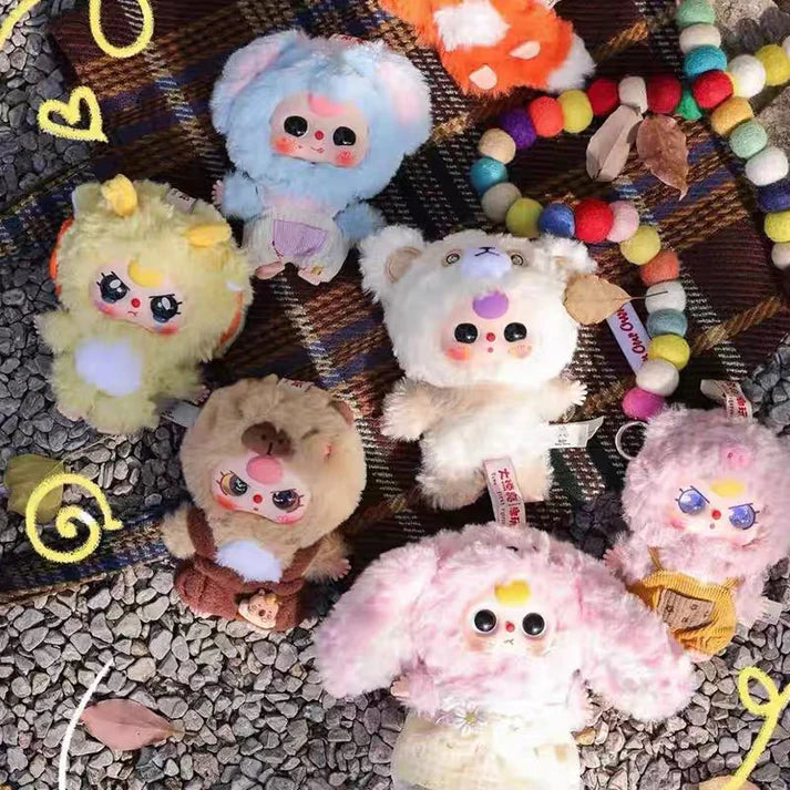 【T048】Baby Three V3 Mini Cute Series Plush Dolls