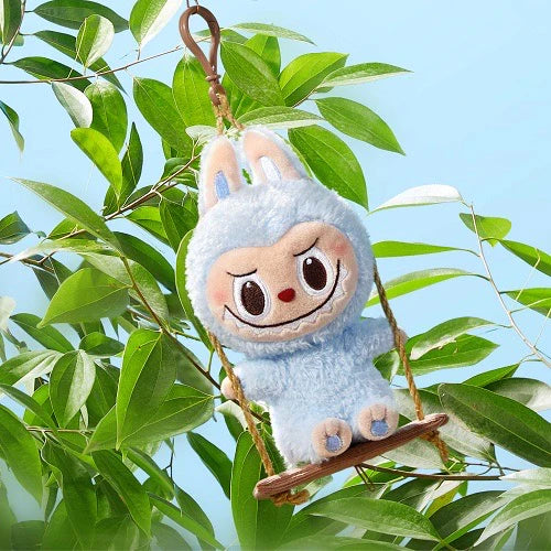 【L015】LABUBU Timber Workshop Series-Playing on the Swing Plush Pendant