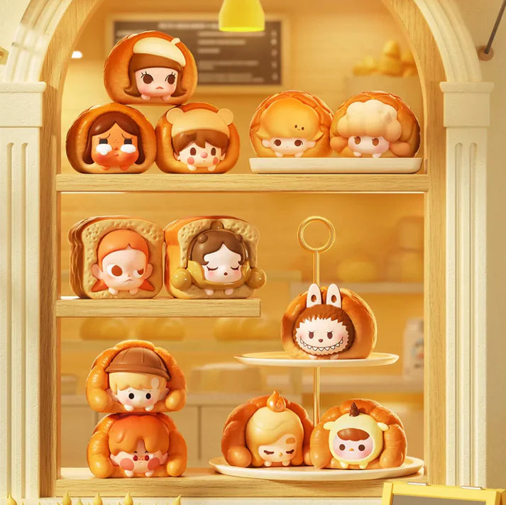 【F005】POP BEAN Toast Series PVC Figures – HiiToys