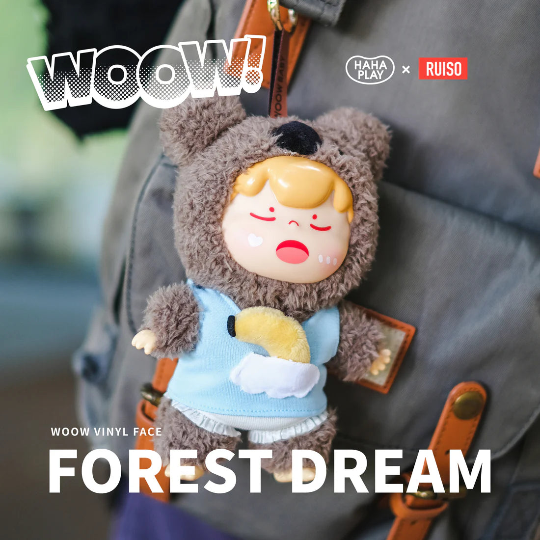 【T005】WOOW Forest Dream Vinyl Face Series Plush Dolls