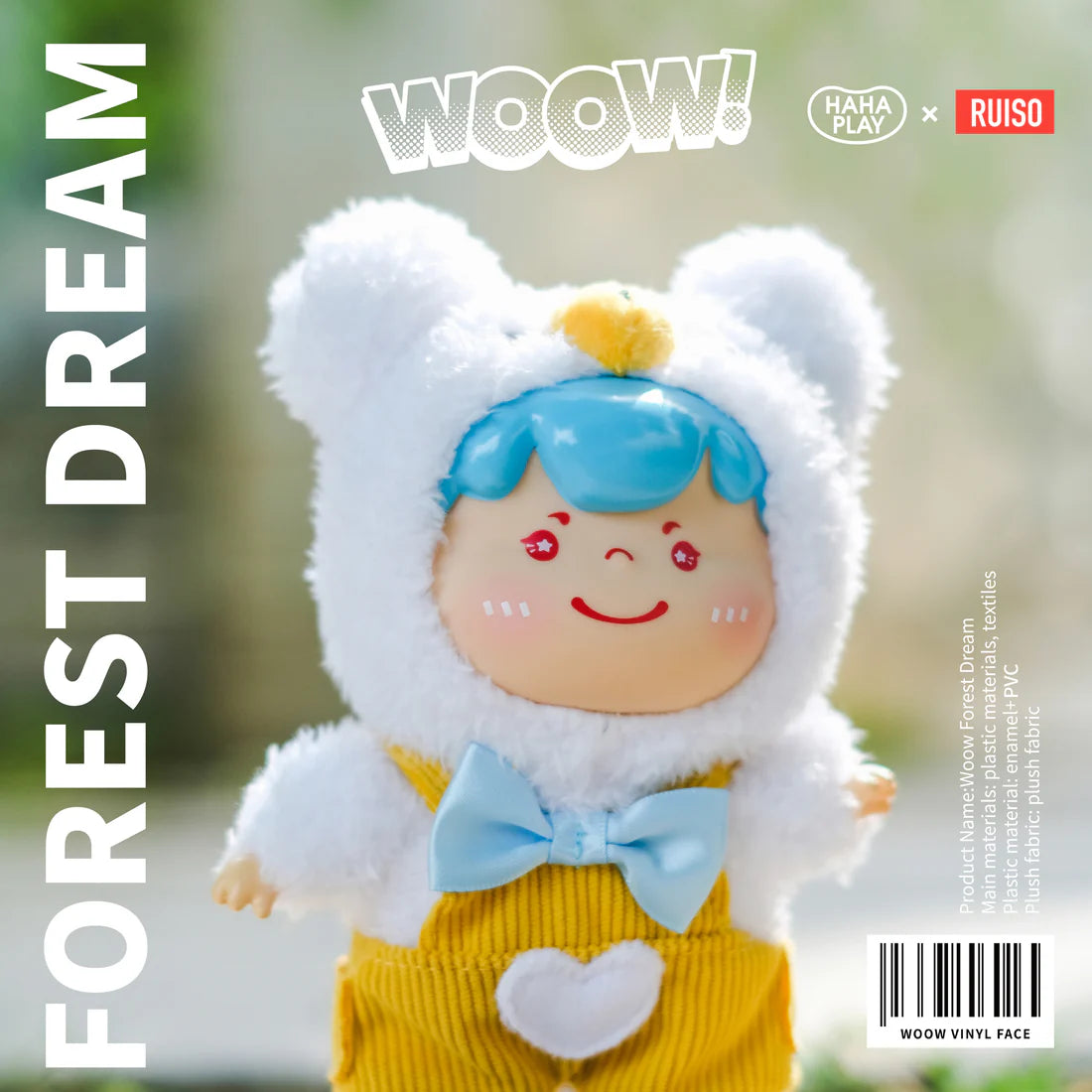 【T005】WOOW Forest Dream Vinyl Face Series Plush Dolls