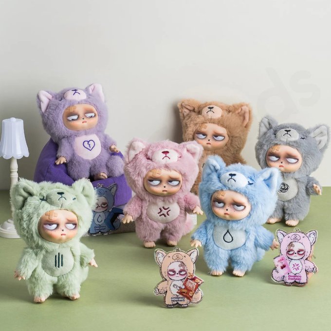 【T142】SLEEPLESS GRUMPIPI Series Plush Blind Box