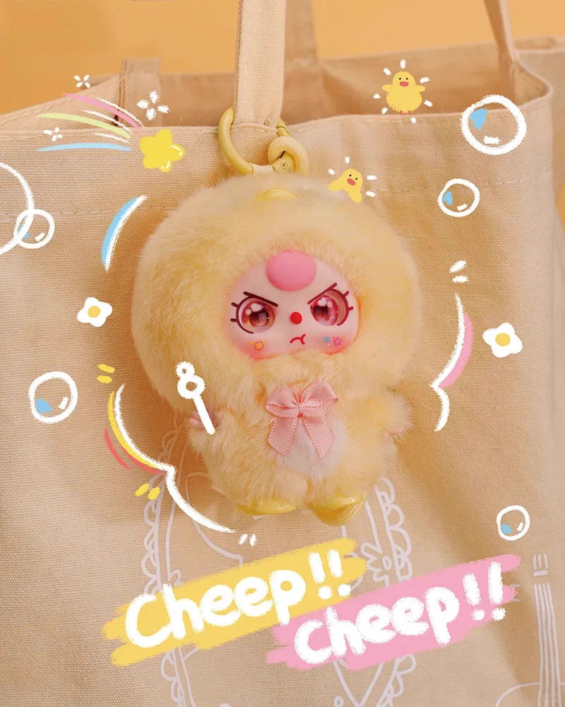 【T200】Baby Three Mini Hug Series - Vinyl Plush Pendant Surpise Box