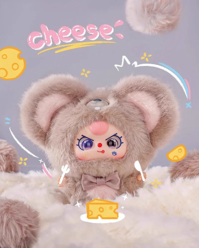 【T200】Baby Three Mini Hug Series - Vinyl Plush Pendant Surpise Box
