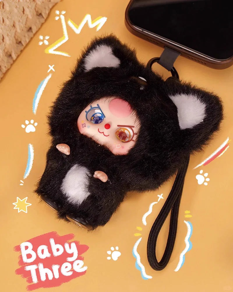 【T200】Baby Three Mini Hug Series - Vinyl Plush Pendant Surpise Box