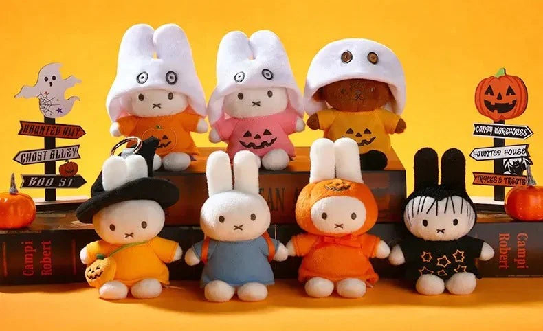 【T226】Miffy Halloween Keychain Series Plush Blind Box